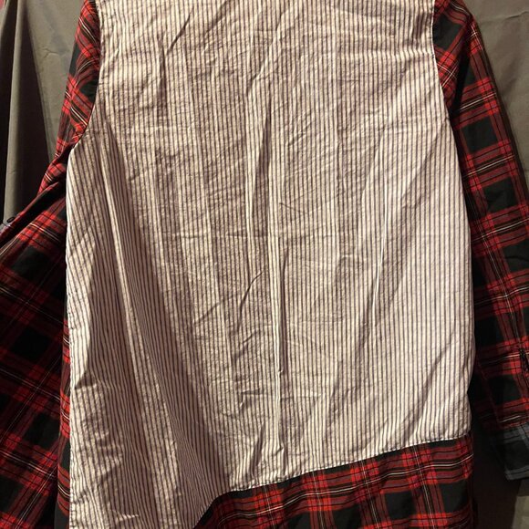 Womens ZARA Premium Collection, Asymmetrical Button-Up Blouse - Picture 8 of 9